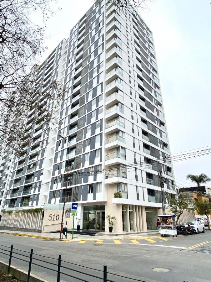 לימה Hermoso Apartamento Con Piscina Miraflores- Canvas מראה חיצוני תמונה